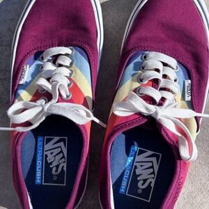 Vans Women's Rainbow Canvas Sneakers